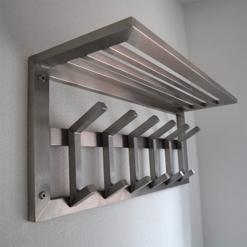 OEM Customized Factory Stainless Steel Clothes Rack Sheet Metal Fabrication Stainless Steel Processing Rack