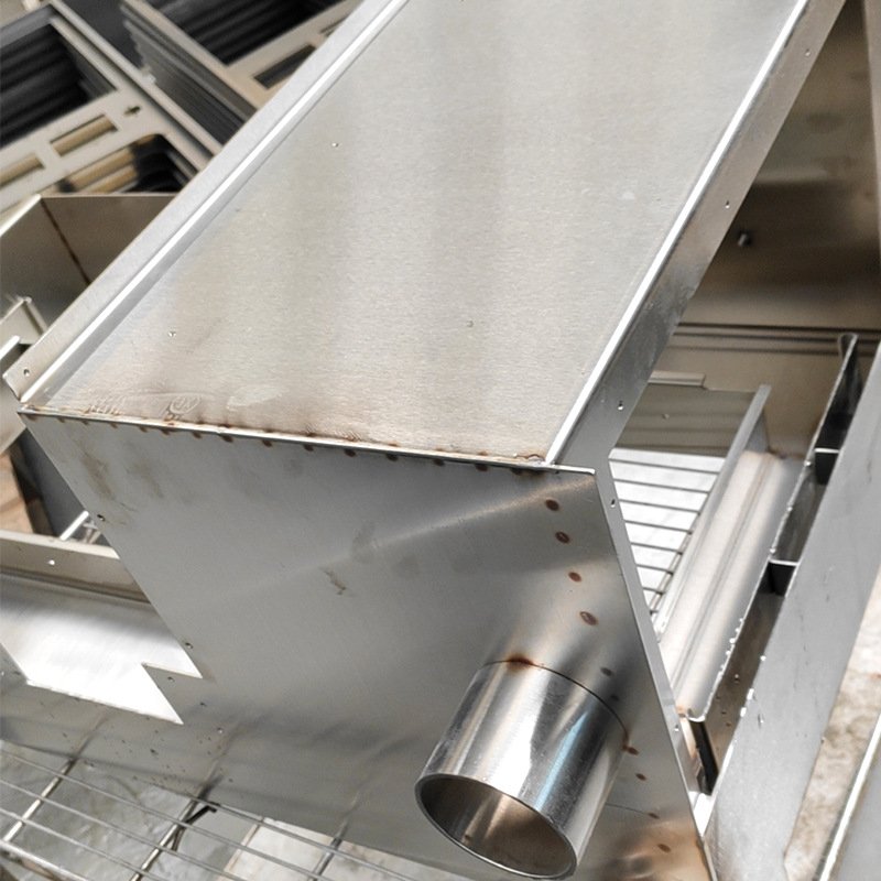OEM stainless steel stamping riveting polished sheet metal fabrication manufacturing parts