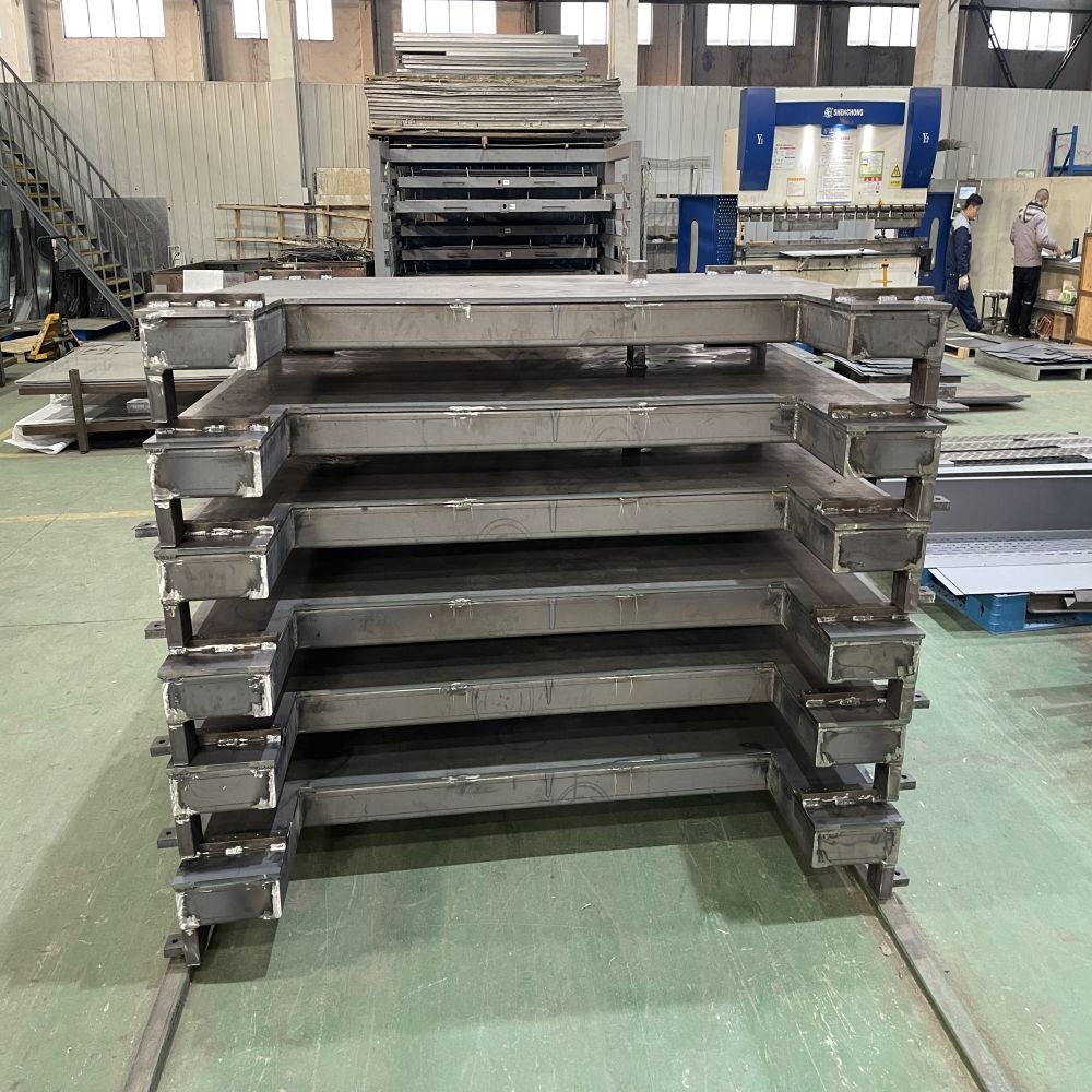 Factory OEM ODM Custom Sheet Metal Fabrication Steel Bending Welding Laser Cut Parts Metal Bracket
