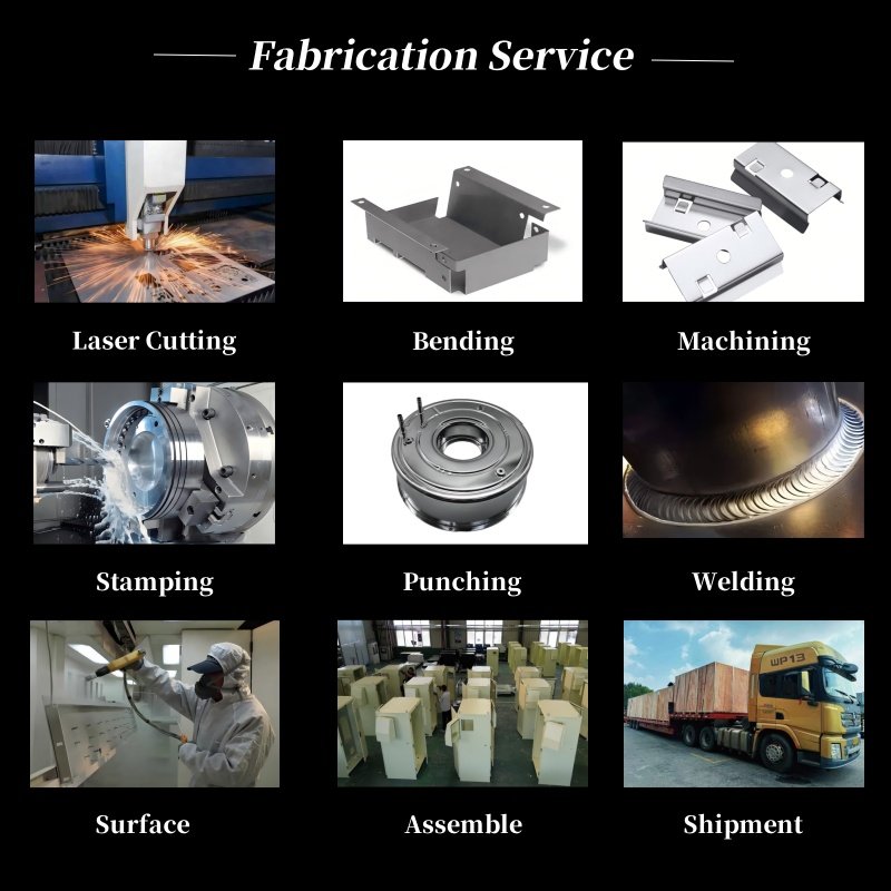 OEM Precision Aluminum Laser Cutting Copper Stamping Parts Small Stainless Steel Sheet Metal Fabrication