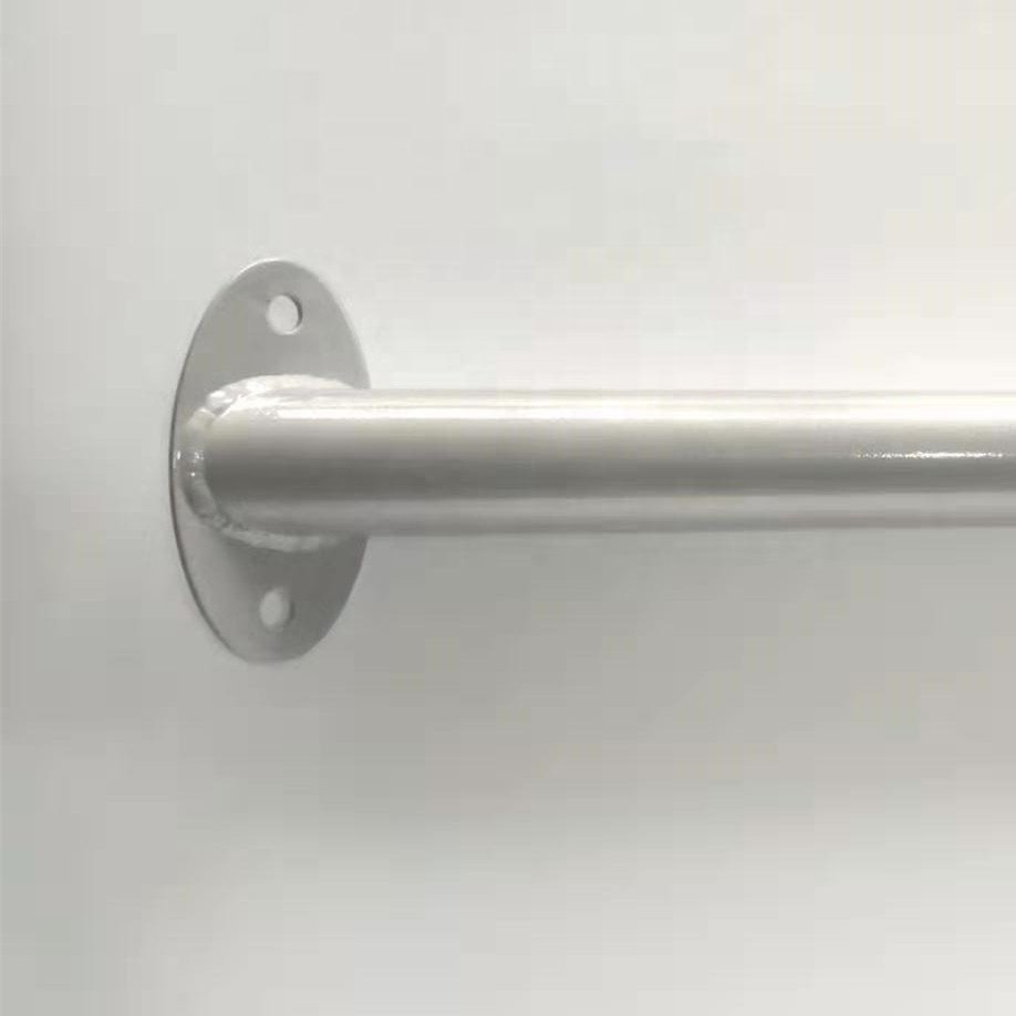 Factory Custom Welding Tube Aluminum Sheet Metal Fabrication Welding Painting Silver Tube Bracket Mount Product