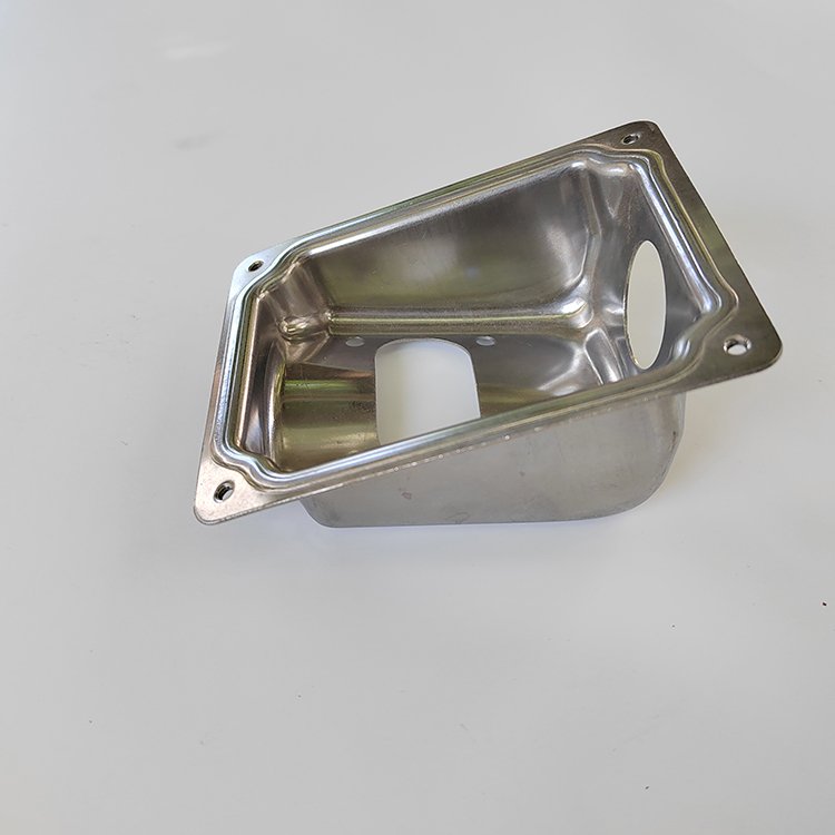 custom oem deep drawn stamping parts process enclosure sheet metal fabrication