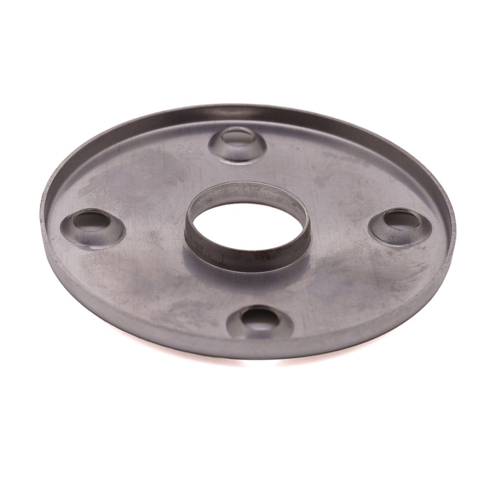 Custom Automotive Sheet Metal Stamping Mirror Polished Stainless Steel Countersunk Holes Plate