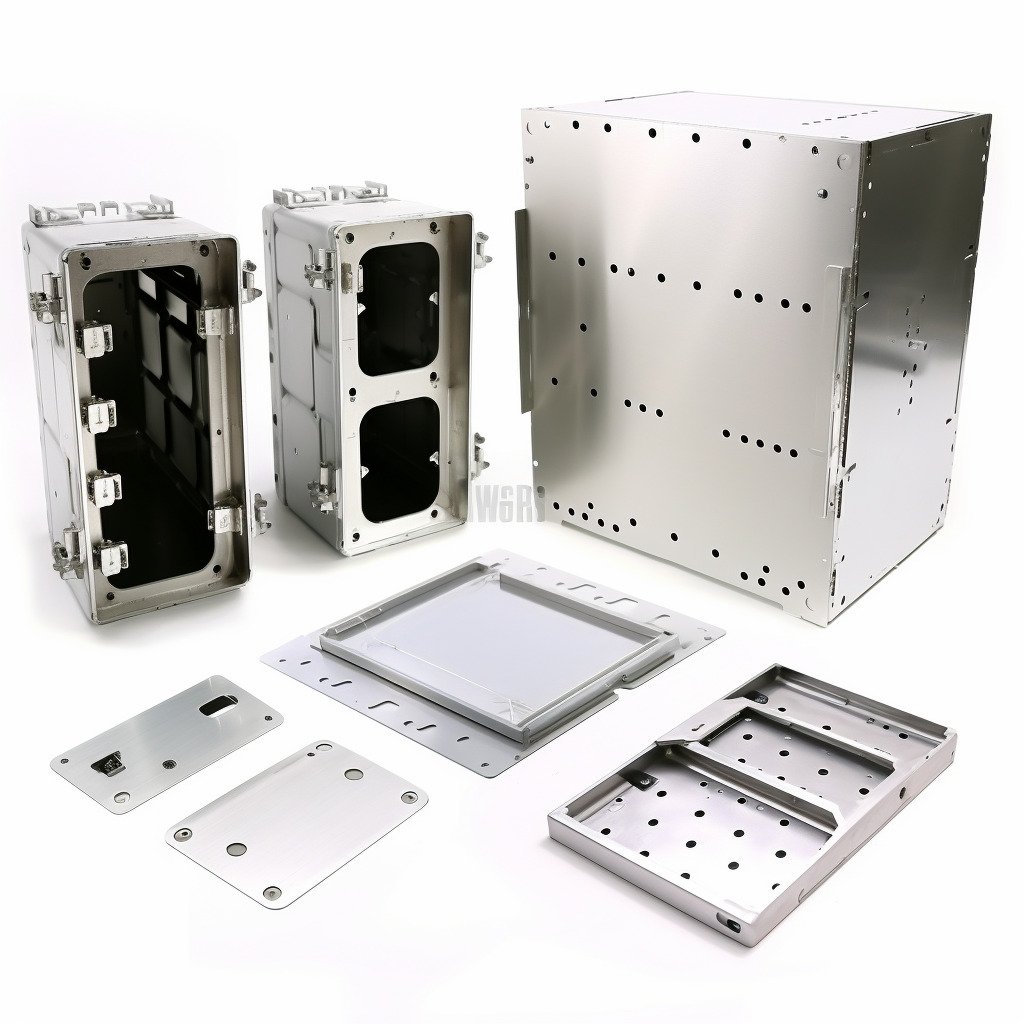 Custom Laser Cutting Bending Cabinet Enclosure aluminum box Chassis Sheet Metal Fabrication