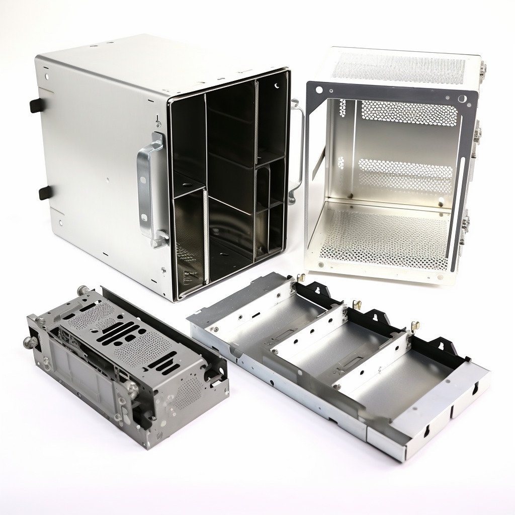 Custom Laser Cutting Bending Cabinet Enclosure aluminum box Chassis Sheet Metal Fabrication