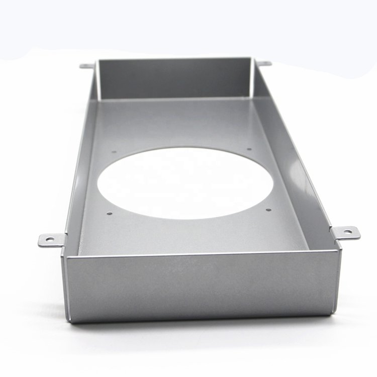 Custom Powder Coating Sheet Metal Aluminum Housing Cabinet Power Amplifier Chassis sheet metal enclosure service
