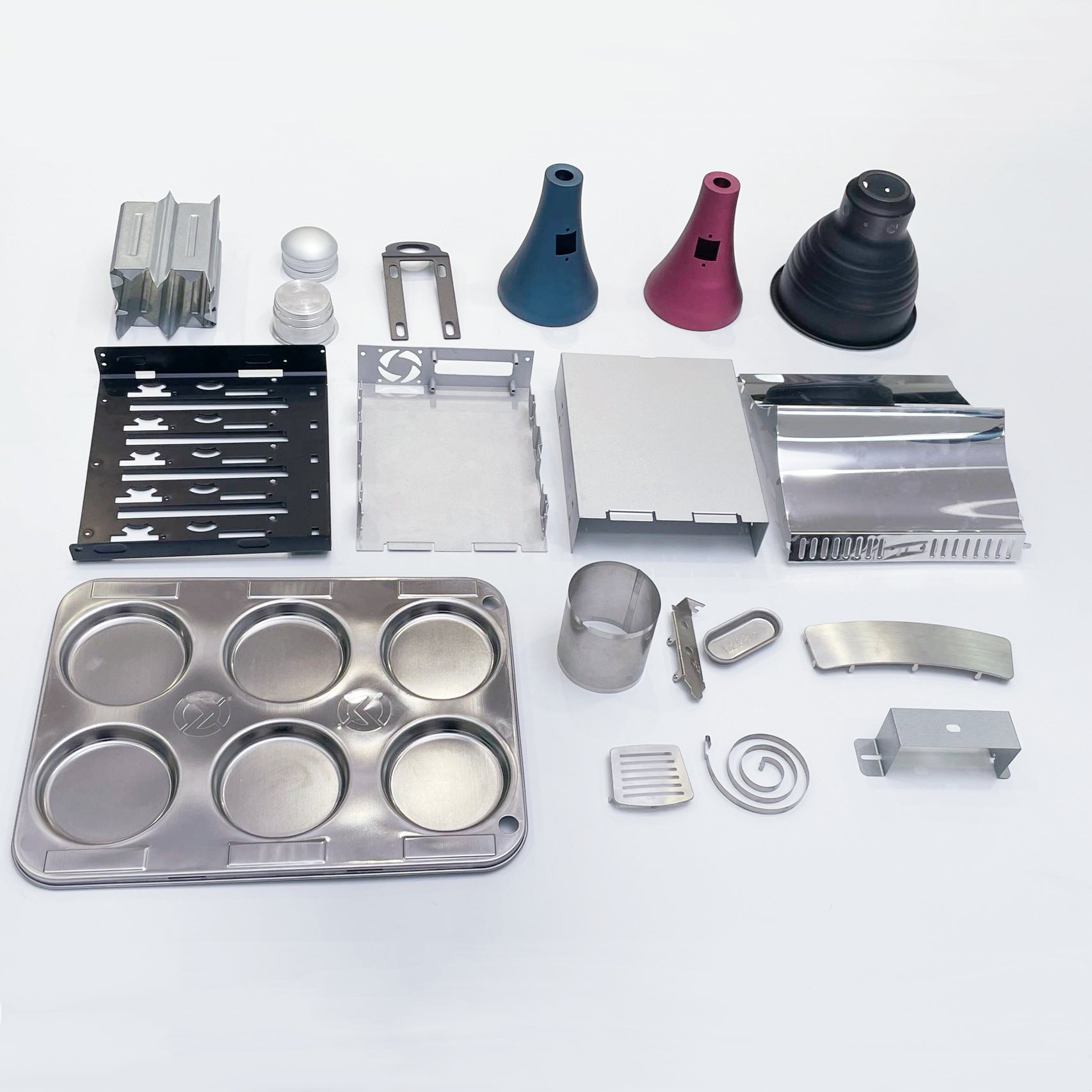 Custom Sheet Metal Stainless Steel Aluminum Fabrication Punching Bending Laser Cutting Welding Sheet Metal Stamping Parts