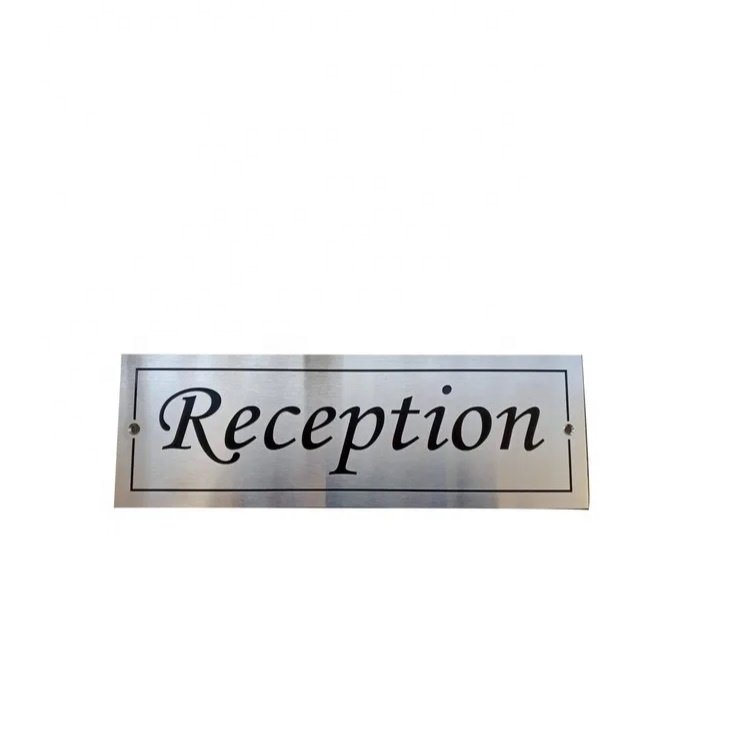Sheet Metal Fabrication Anodized Engraving Stainless Steel Logo Aluminum Custom Brand Name Plate Metal Nameplate