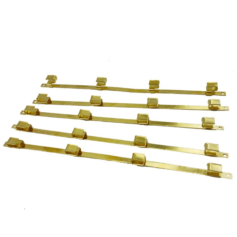 Custom Brass Stamping Parts Brass Connector Sheet Metal Fabrication