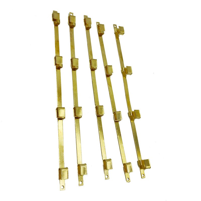 Custom Brass Stamping Parts Brass Connector Sheet Metal Fabrication