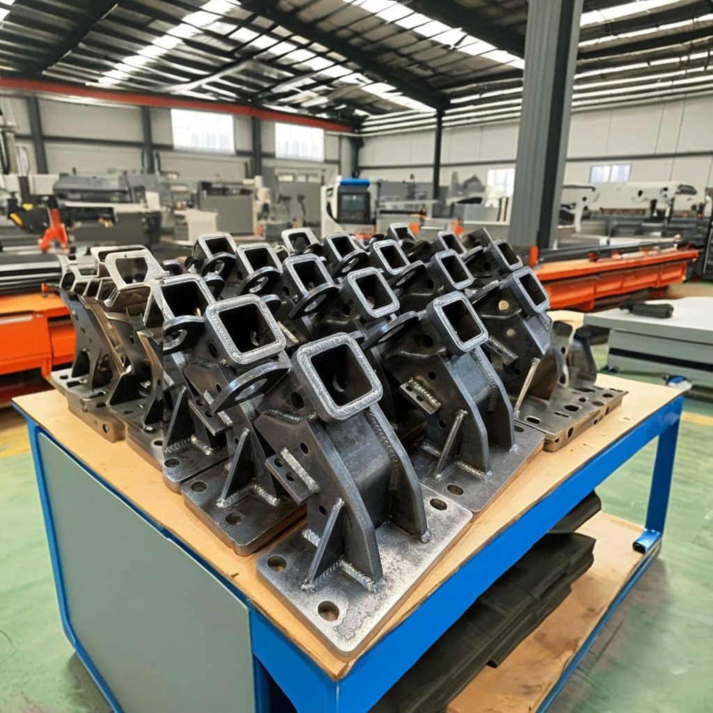 OEM Custom Heavy steel material industrial structure welding metal shell frame sheet metal fabrication service