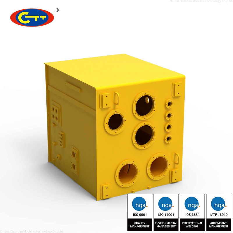 Factory Custom Sheet Metal Fabrication Painting Welding Laser Cutting Steel BOX Cabinet Cans Tank Fabrication
