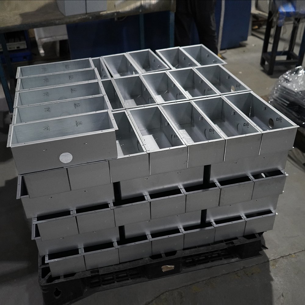 Custom bending stamping works enclosure box processing parts welding service stainless aluminium steel sheet metal fabrication