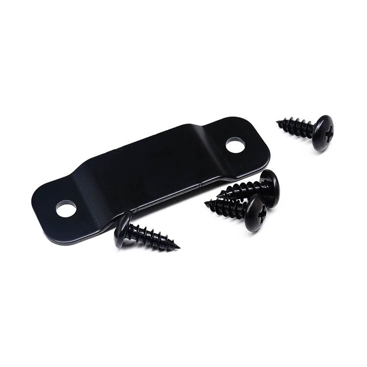 Custom Metal Fabrication Service Black Powder Coating Mount Bracket Fuel Gas Oil Tank Lift Bracket