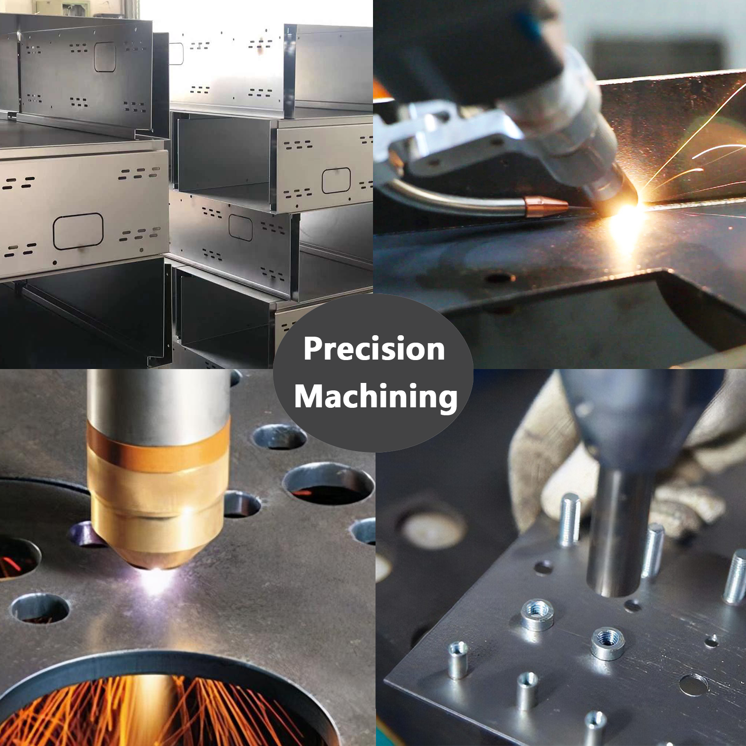 Customized Certifications [recision Machined Sheet Metal Fabrication For Metal Box Parts Stainless Steel Bracket
