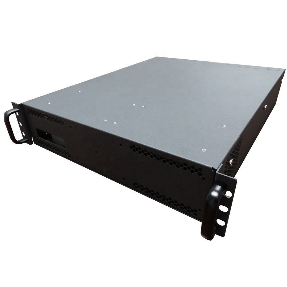 Custom Sheet Metal Fabrication 19inch IP20 Electronic Cabinet Enclosure SPCC For 2U Rack Mount Servers Chassis