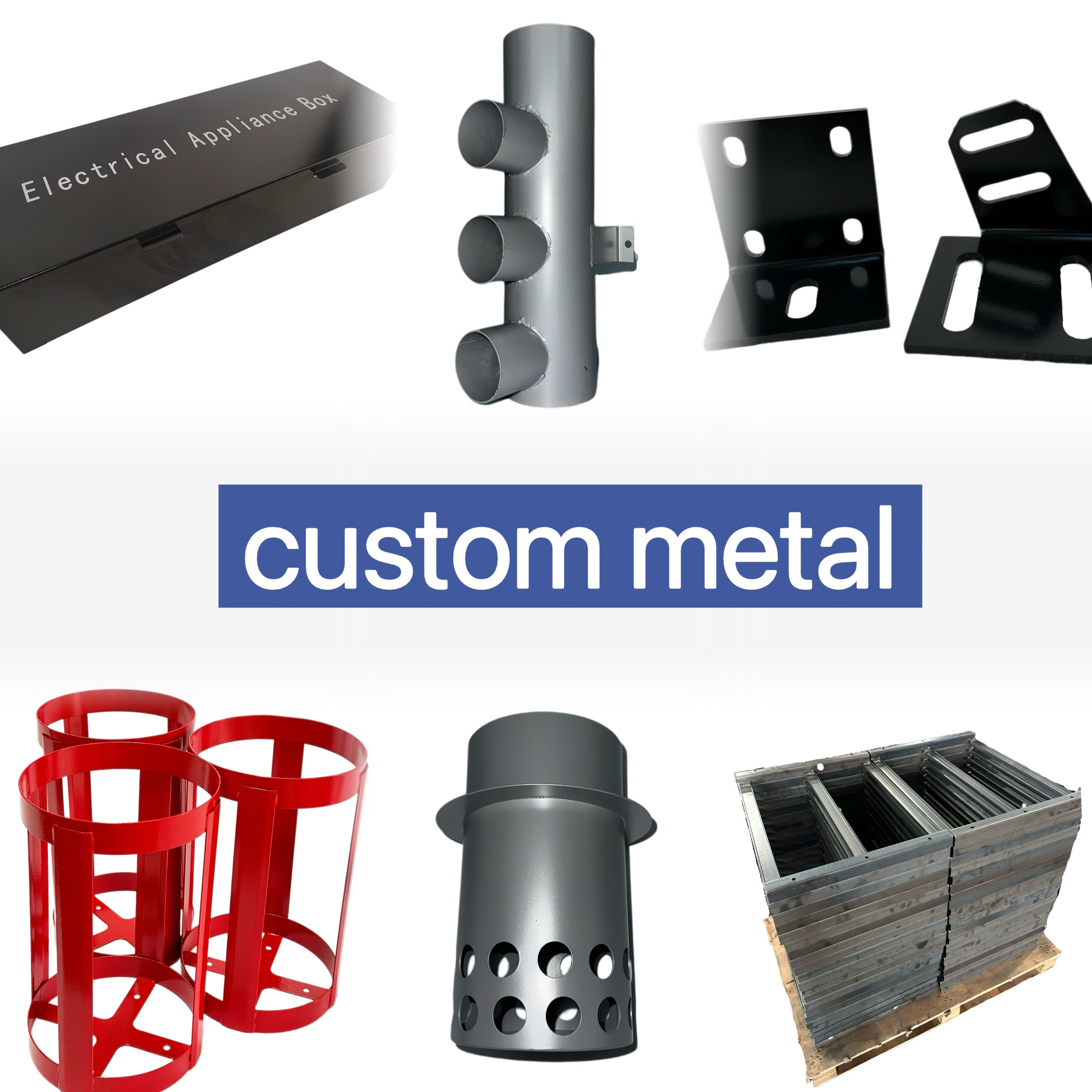 Custom OEM Iron Steel Sheet Metal Products Fabrication Laser Cutting Bending Welding Assembly Processing Service