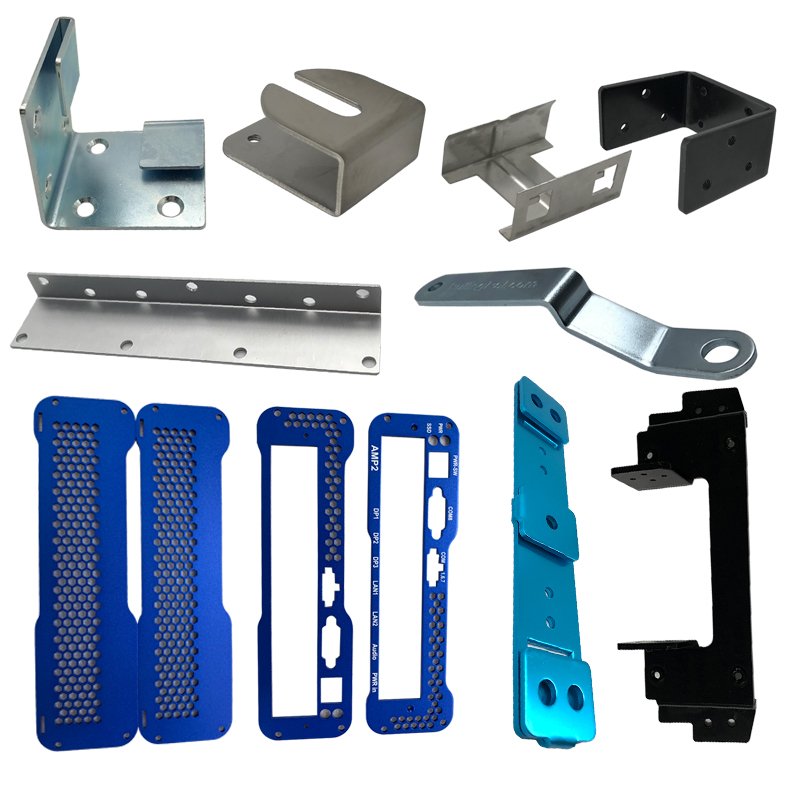 Precision Flat Sheet Metal Fabrication Aluminum Stainless Steel Welding Stamping Bending Spare Parts