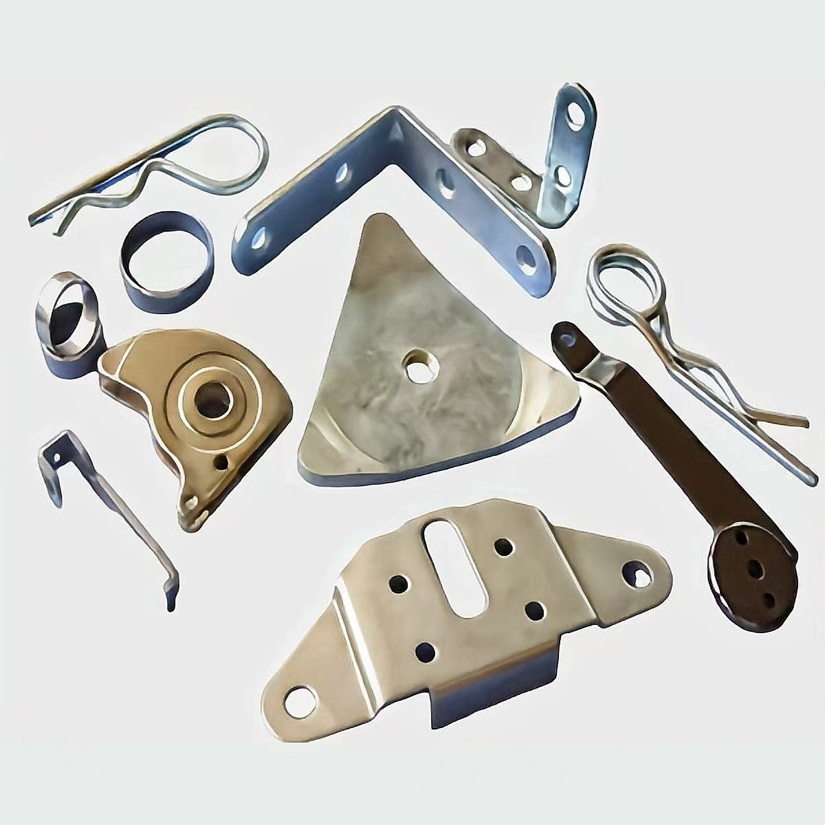 Custom Sheet Metal Fabrication Services Mechanical Bending Stamping Brackets Made from Stainless Steel Aluminum