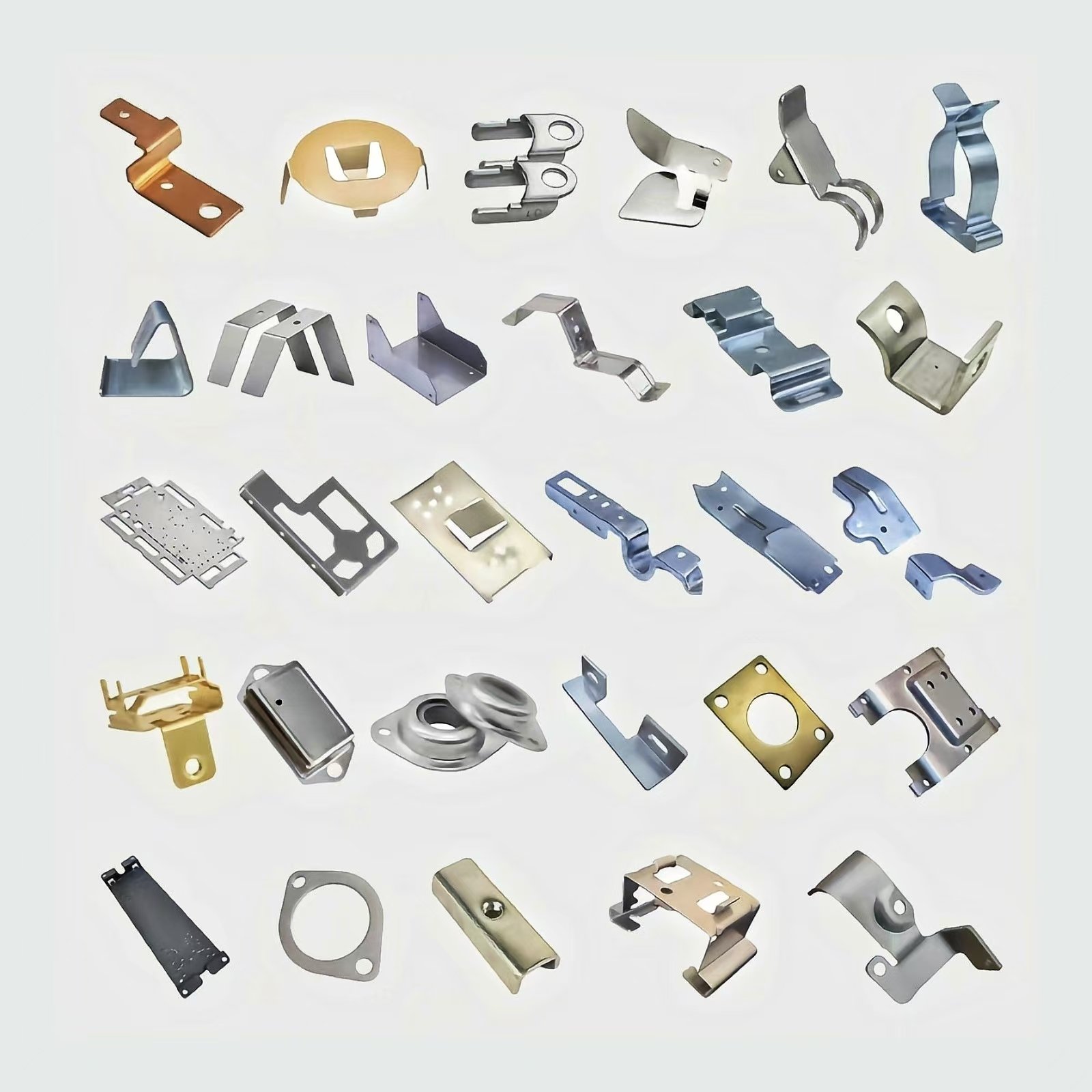 Custom Sheet Metal Fabrication Services Mechanical Bending Stamping Brackets Made from Stainless Steel Aluminum