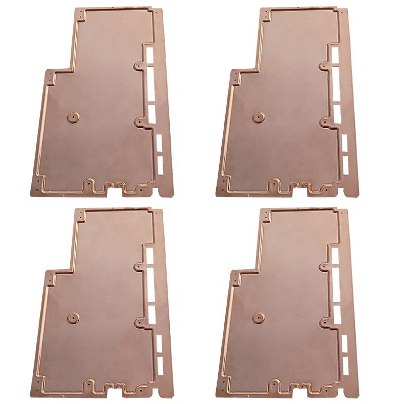 Manufacturers manufacture custom red copper laser cutting service sheet metal fabrication for electronic equipment