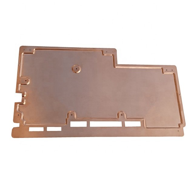 Manufacturers manufacture custom red copper laser cutting service sheet metal fabrication for electronic equipment