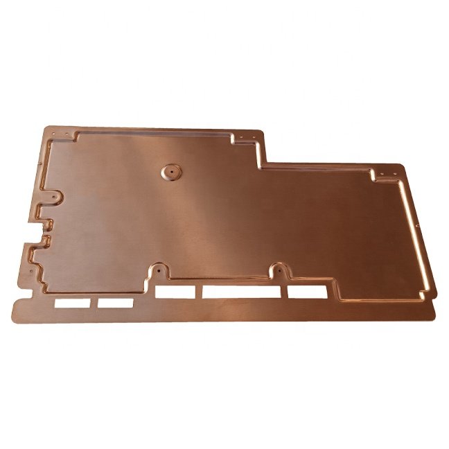 Manufacturers manufacture custom red copper laser cutting service sheet metal fabrication for electronic equipment