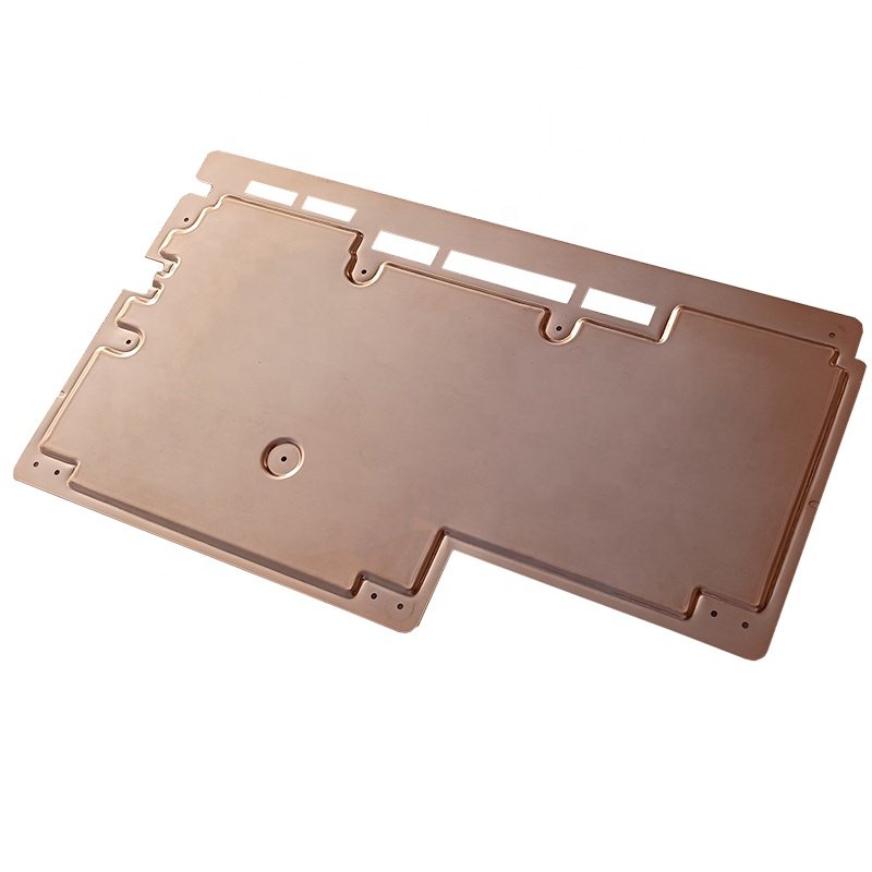 Manufacturers manufacture custom red copper laser cutting service sheet metal fabrication for electronic equipment