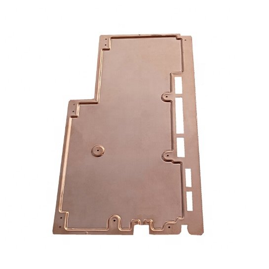 Manufacturers manufacture custom red copper laser cutting service sheet metal fabrication for electronic equipment