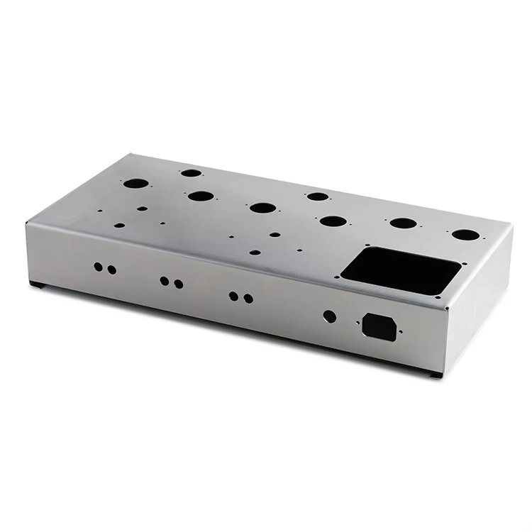EM Customized Stainless Steel Enclosure Sheet Metal Fabrication with Laser Cutting Bending Welding & Polishing Processing