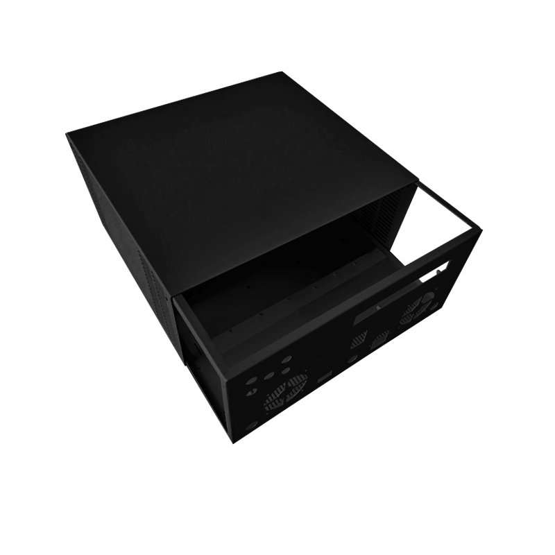 high quality sheet metal fabrication punch case shell enclosure chassis aluminum anodizing professional factory custom service