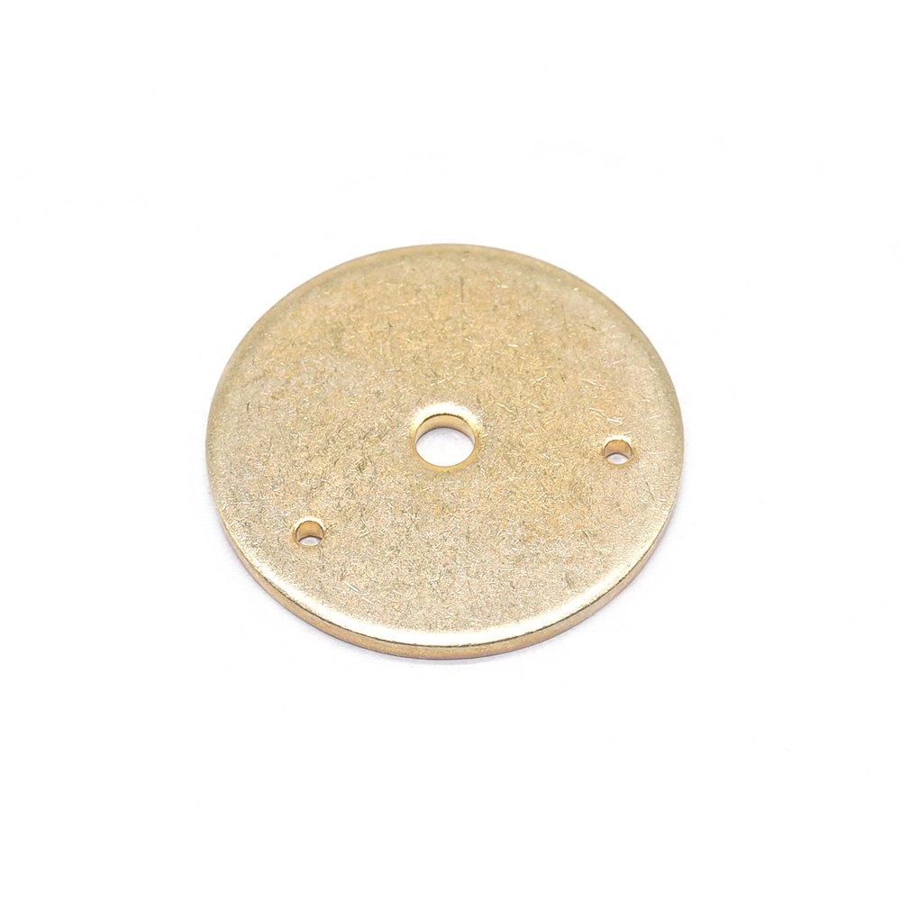 Custom Metal Fabrication Service Plain Round Brass Backplate Washers Gasket Hardware Accessories