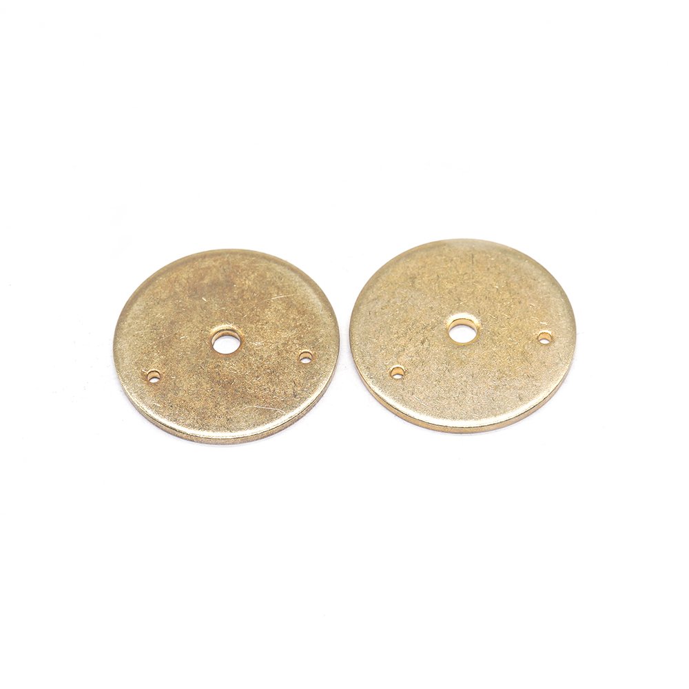 Custom Metal Fabrication Service Plain Round Brass Backplate Washers Gasket Hardware Accessories