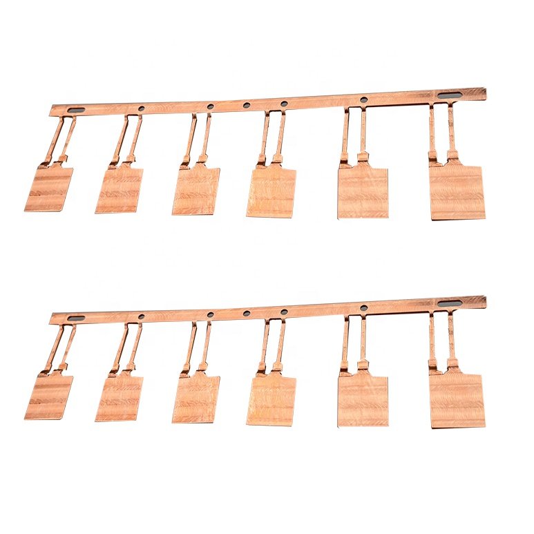 Mass produced red copper conductive sheet metal fabrication parts for electronic devices copper sheet metal