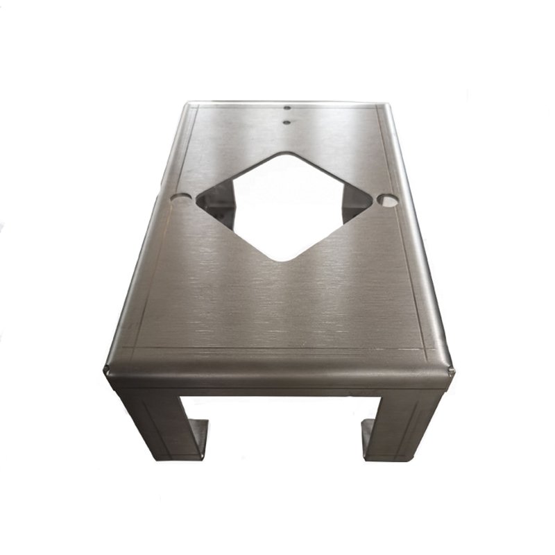 Customized Sheet Metal Fabrication Brushed Polished Stainless Steel Sheet Enclosure Bracket Bending Service