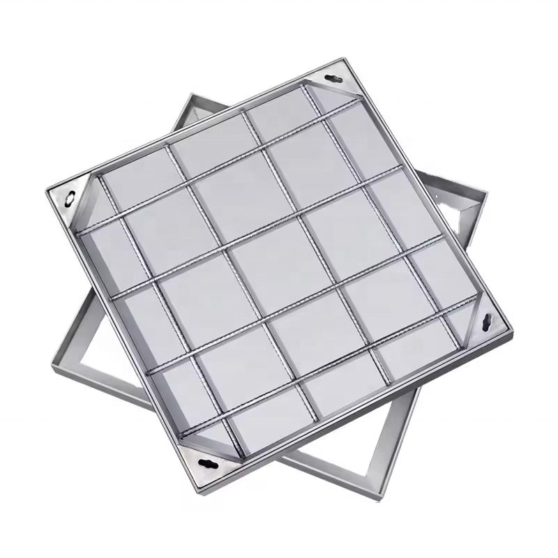 Durable Stainless Steel Manhole Covers Precision Custom Sizes Rust Corrosion Resistant Certified Sheet Metal Fabrication