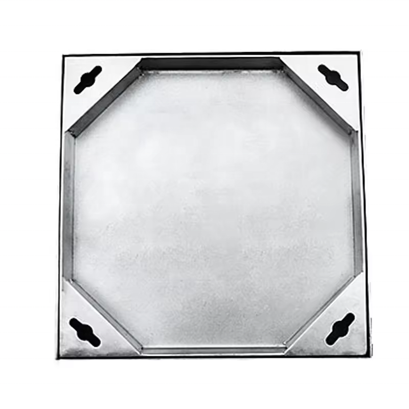Durable Stainless Steel Manhole Covers Precision Custom Sizes Rust Corrosion Resistant Certified Sheet Metal Fabrication