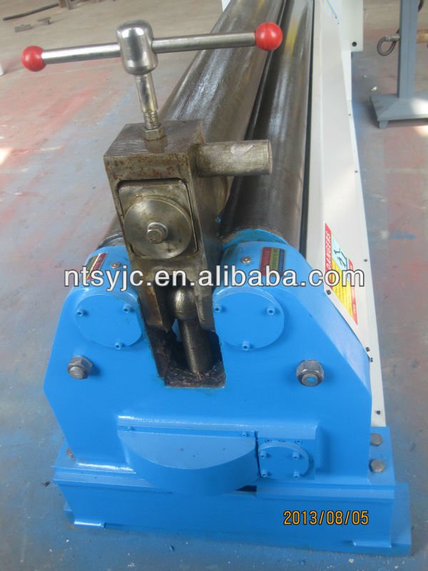 3 roller sheet metal plate rolling machine with cone bending
