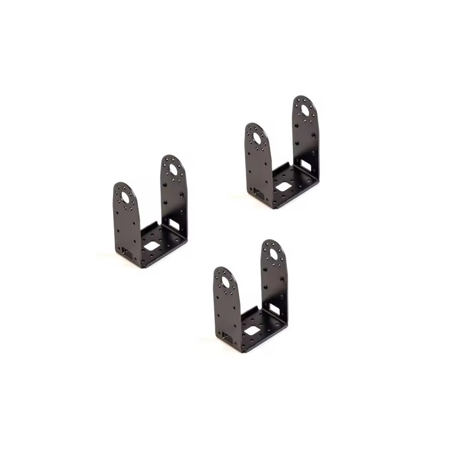 Custom Sheet Metal Fabrication U L shape RC Boat Steering Servo Mount Stand Holder Bracket Servo Bracket Mount Plate