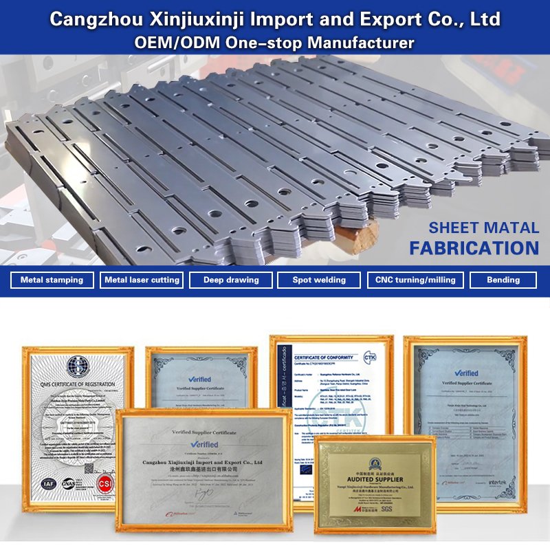 Custom Sheet Metal Fabrication Aluminum Stamping Forming Laser Cutting Service Stainless Steel Sheet Metal Stamping Parts