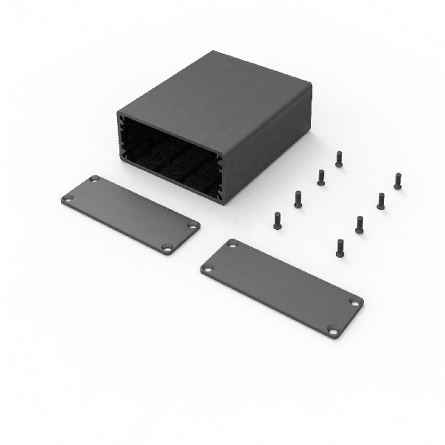 OEM metal enclosure custom sheet metal products fabrication with laser aluminium electronic enclosure