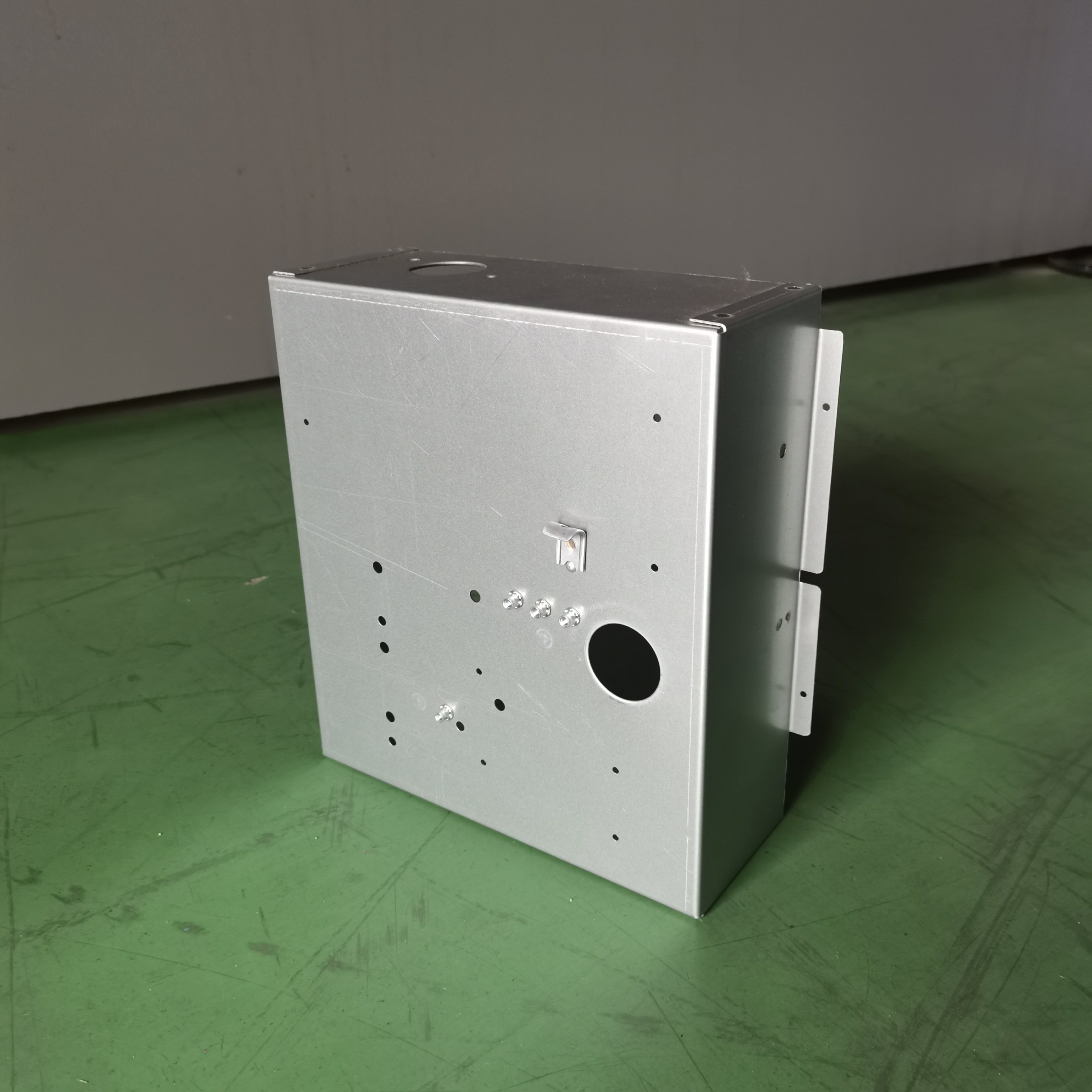 Custom bending stamping works enclosure box processing parts welding service stainless aluminium steel sheet metal fabrication