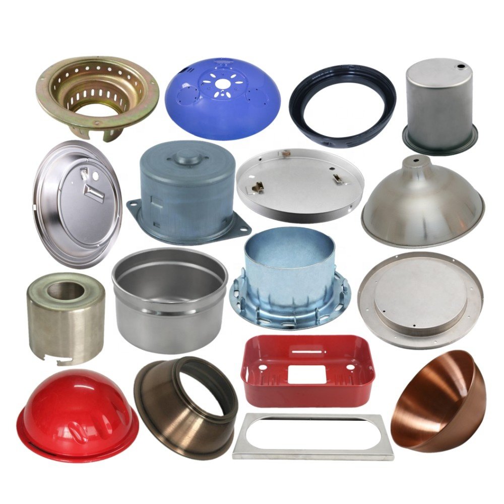 Deep Drawing Stamping Spinning Aluminum Copper Lampshade Housing Cover Sheet Metal Fabrication