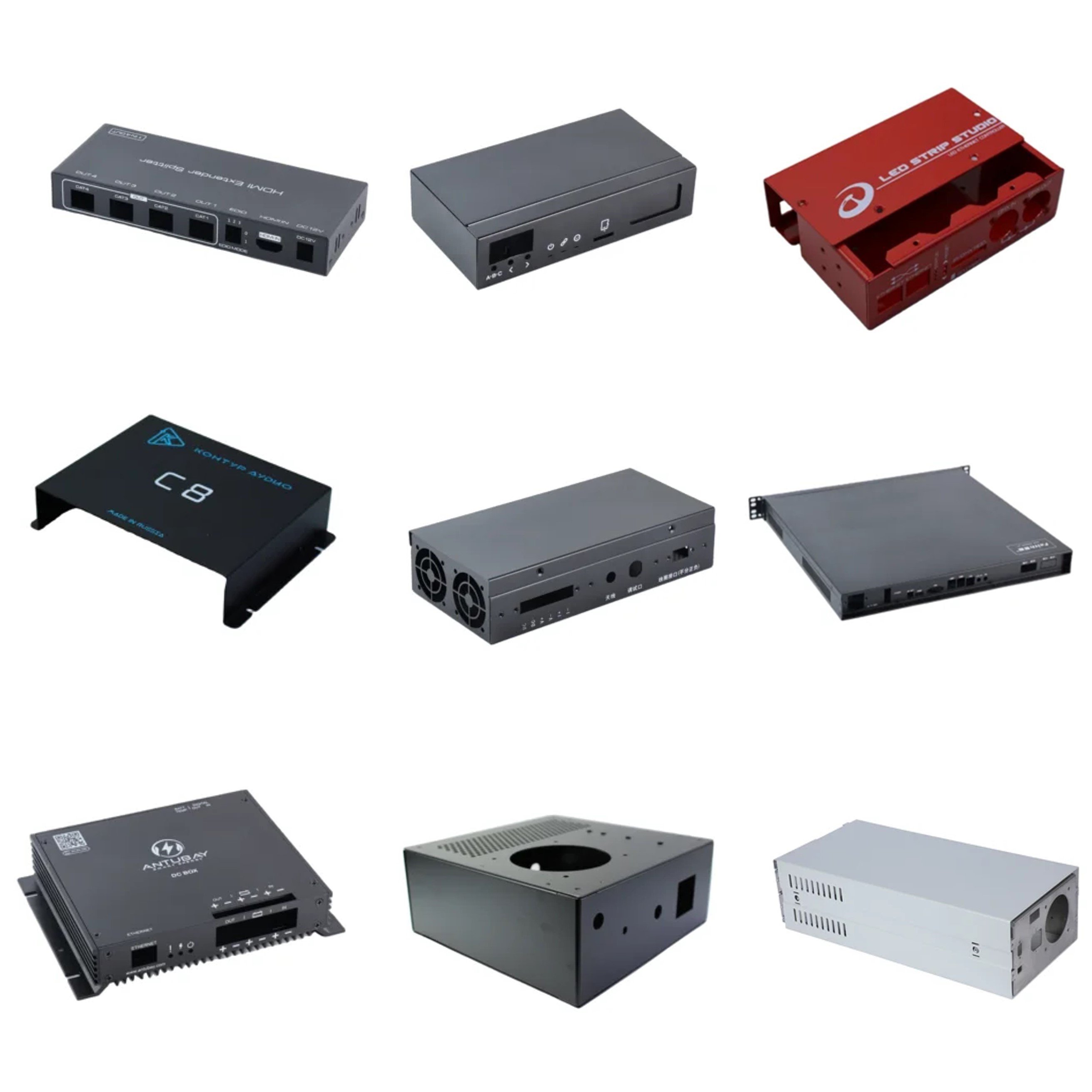 Custom Welded Aluminum Cabinet Box Customized Service Sheet Metal Fabrication Welding Box Sheet Metal Work Product Fabrication