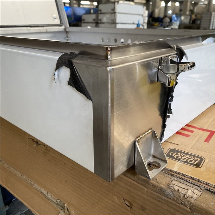 Customized electric Enclosure box Sheet Metal Cutting Bending Welding Products Stainless Steel Sheet Metal Fabrication