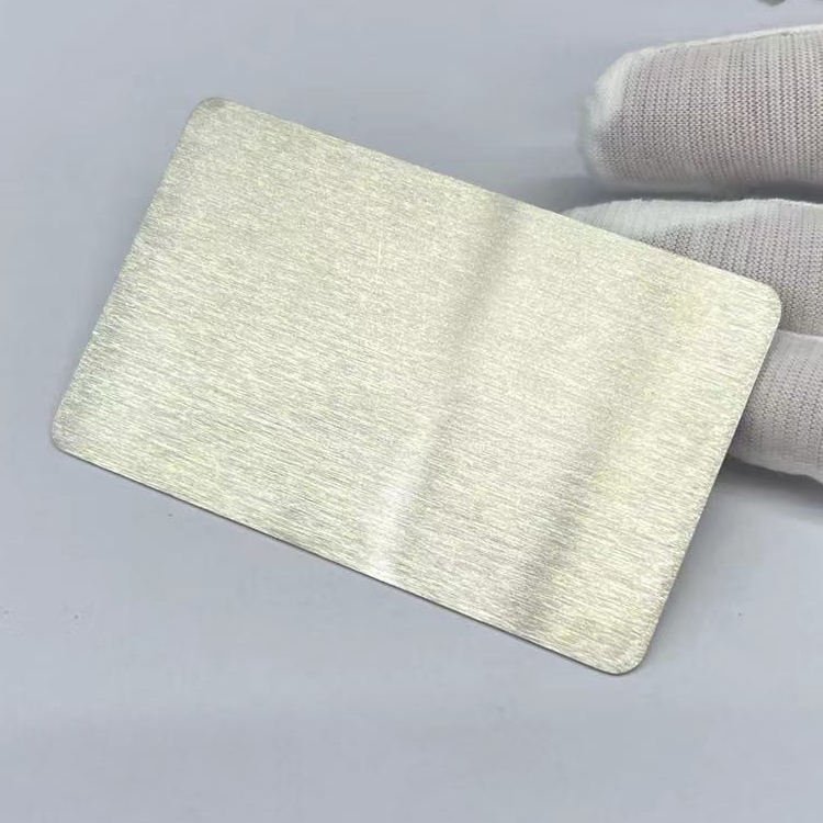Customized Logo Business Card Promotional Advertising Carving Stainless Steel Metal Sheet Metal Fabrication