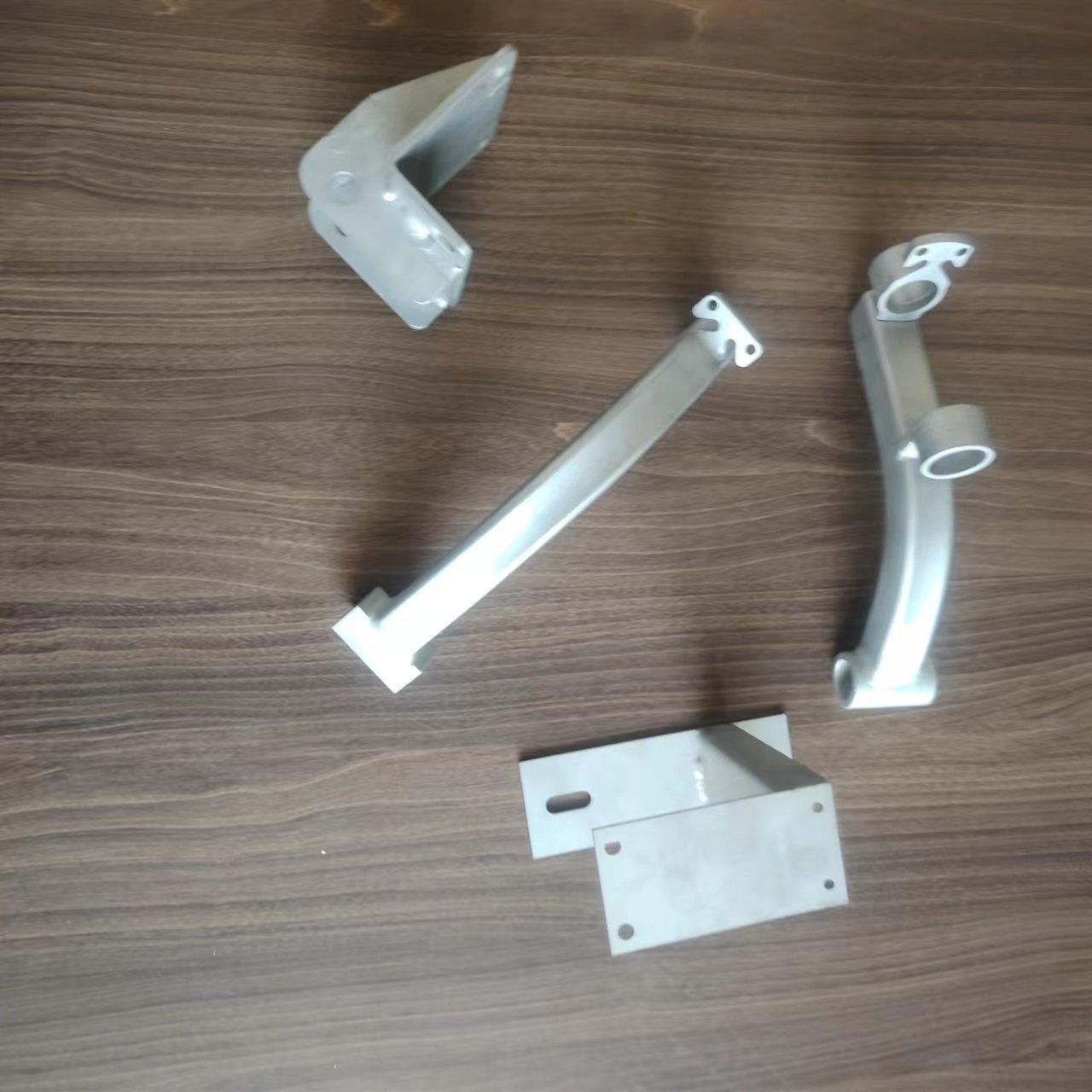 Customized Sheet Metal Fabrication Services Stainless Steel Mechanical Fittings Sandblasting Processes