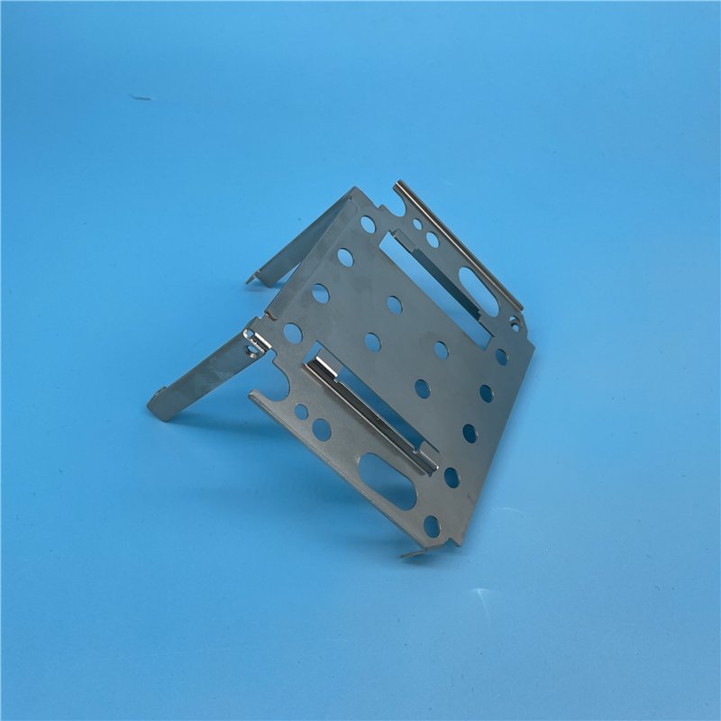 Custom laser cutting bending welding service carbon steel metal bracket sheet metal fabrication