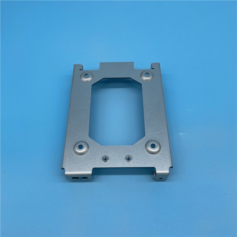 Custom laser cutting bending welding service carbon steel metal bracket sheet metal fabrication