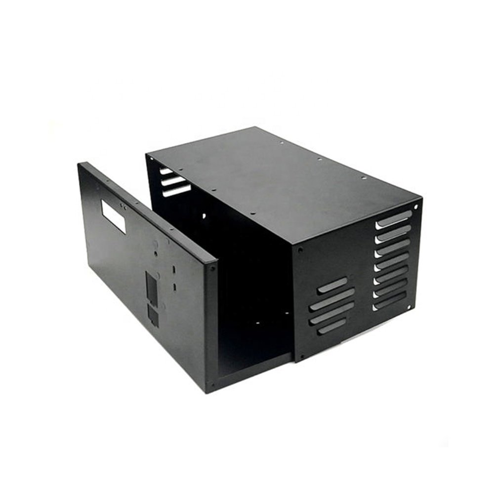 Sheet Metal Fabrication Perforated Housing Case Aluminum Sheet Metal Electronic Acoustic Enclosure